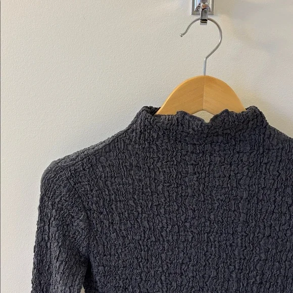 ZARA dark gray high collar long - Picture 2 of 7